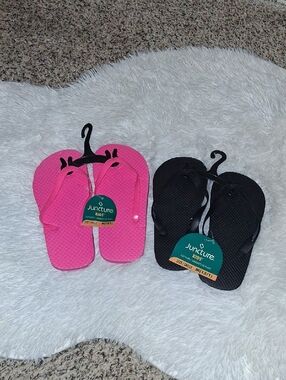 Juncture Kids Flip Flop Pack - Pink & Black